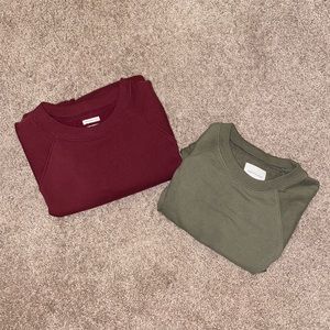 Two Pack American Eagle Crewnecks